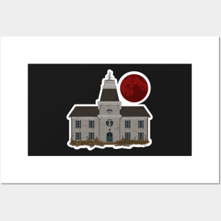 My Roanoke nightmare house ~ blood moon ~ AHS Posters and Art